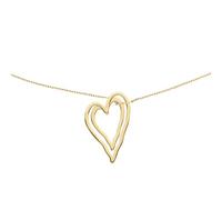 JACKIE GOLD Schmuck Damen | 14 Karat / 585 Echt Gold Halskette | Cheers to Love JKN25.555 | Nachhaltig