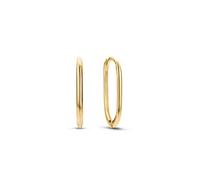 JACKIE GOLD Schmuck Damen | 14 Karat / 585 Echt Gold Ohrringe | Grand Place Oval S JKE22.255 | Nachhaltig