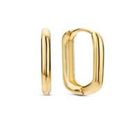 JACKIE GOLD Schmuck Damen | 14 Karat / 585 Echt Gold Ohrringe | Grand Place Rect. M JKE22.257 | Nachhaltig