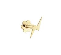 JACKIE GOLD Schmuck Damen | 14 Karat / 585 Echt Gold Ohrschmuck | Lightning JKP24.426 | Stablänge 6 mm | Piercing mit Blitz