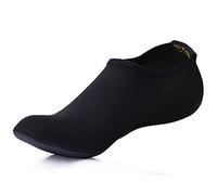 JACKSHIBO Schwimmschuhe Damen Barfussschuhe Barfußschuhe Herren Badeschuhe Wasserschuhe Strandschuhe Surfschuhe Aquaschuhe Schwarz, 35/36 EU S