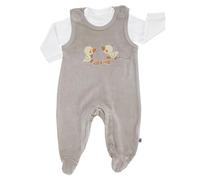 Jacky Set Nicki-Strampler mit Applikation & Shirt Basic Line - Beige - Gr. 62