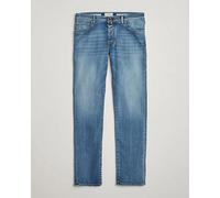 Jacob Cohën Bard Slim Fit Stretch Porsche Patch Jeans Mid Blue Blau W36