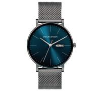 Jacob Jensen 167 Herrenuhr Quarz Titan mit Meshband Blau