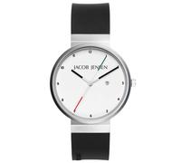 Jacob Jensen 646 Herrenuhr Titan Quarz Schwarz/Weiß