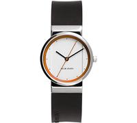 Jacob Jensen Damen Analog Quarz Uhr mit Kautschuk Armband 32765