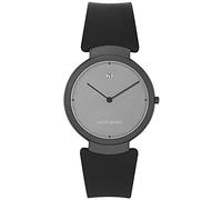 Jacob Jensen Damen-Armbanduhr 35mm Armband Kautschuk Schwarz Gehäuse Vergoldetes Edelstahl Batterie 103