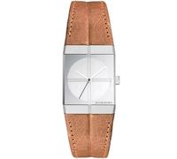 Jacob Jensen Damen-Armbanduhr Icon Series 243 Analog Leder Braun 243