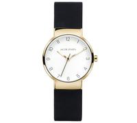 Jacob Jensen 196 Damen-Armbanduhr Titan Quarz Goldfarben