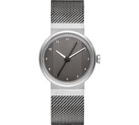 Jacob Jensen Damen-Uhren Analog Quarz One Size Grau, Silber 32018753