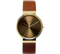 Jacob Jensen Herren Analog Quarz Uhr mit Leder Armband Dimension Series Item NO.: 844