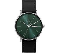 Jacob Jensen Herren-Armbanduhr Titan Quarz Schwarz/Grün 164