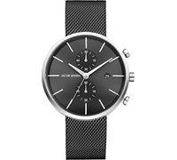 Jacob Jensen HerrenArmbanduhr Chronograph Quarz Edelstahl 626