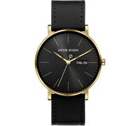 Jacob Jensen 165 Herrenuhr Titan Quarz Schwarz/Goldfarben
