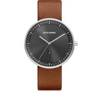 Jacob Jensen Herren Analog Quarz Uhr mit Leder Armband JJ275
