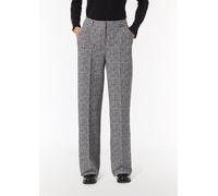 Jacquard-Hose mit Wide Leg schwarz 44/REG