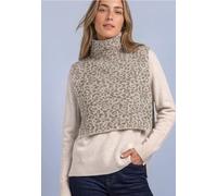 Jacquard Kragen mit Leo-Muster