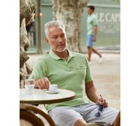 Jacquard-Poloshirt in Popcorn-Struktur