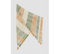 s.Oliver Red Label - Jacquard-Schal mit Paisleymuster grün - Gr. - ONE SIZE