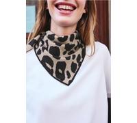 Jacquard Schal mit Leo-Muster