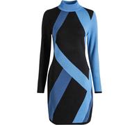 Jacquard-Strickkleid mit modernen Streifen 36/38 (S)