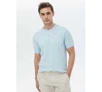 Jacquard-Strickpullover mit Kragen S