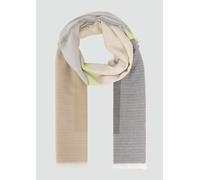 Jacquard-Tuch mit Love-Schriftzug ONESIZE grau|mehrfarbig 2161416.94D6.ONESIZE