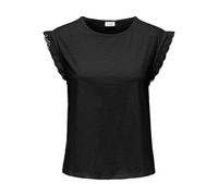Jacqueline de Yong Damen Jdysalva Life S/L Crochet Top JRS, Black, XS