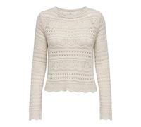 Jacqueline De Yong Damen Jdysun Lay L/S Boatneck Pullov. KNT Noos Strickpullover, Tapioca, L