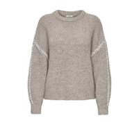 JACQUELINE de YONG Damen Jdyzoey Life L/S On Stitch KNT Noos Pullover, Chateau Gray, XL EU