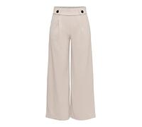 Jacqueline de Yong Damen Weite Palazzo JdyGeggo Stoff-Hose Marlenehose, Farbe:Creme, Jeans/Hosen Neu:S / 32L