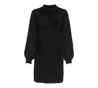 JDY Damen JDYrue L/S High Neck Dress Knt Noos Kleid, Black, XS