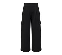 Jerseyhose JDY "JDYGEGGO LIFE POCKET PANT JRS NOOS" Gr. S (36), Länge 32, schwarz (black) Damen Hosen Jerseyhosen (76476634-S) black