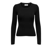 JACQUELINE de YONG JDY Jdyplum KNT Noos L/S O-Neck Pullover, Black, L