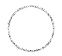 Jacques Charrel Kette Königskette massiv, Edelstahl 50 cm Herren