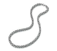 Jacques Charrel Kette Königskette, massiv, Edelstahl 60 cm Herren