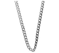 Jacques Charrel Kette modern, Glieder in Panzerkettenoptik, Edelstahl 50 cm Damen