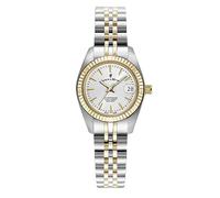 Jacques du Manoir Damenuhr Inspiration classic silber und gold mehrfarbig - edelstahl Silber, Gold, Mehrfarbig Weiss Damen