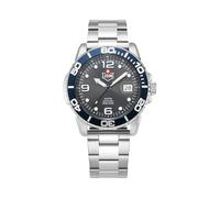 Jacques Du Manoir Millitary Herren Analog Uhr mit Edelstahl Armband JDM-WG020-01