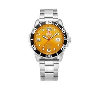 Jacques Du Manoir Millitary Herren Analog Uhr mit Edelstahl Armband JDM-WG020-02