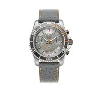 Jacques Du Manoir Millitary Herren Analog Uhr mit Leder Armband JDM-WG019-07