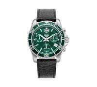 Jacques Du Manoir Millitary Herren Analog Uhr mit Leder Armband JDM-WG019-08