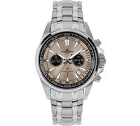 Jacques Lemans 1-2117ZG Herrenuhr Chronograph Liverpool Stahl/Braun