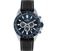 Jacques Lemans Uhren 1-2140B Herren-Chronograph Liverpool Schwarz/Blau