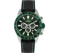 Jacques Lemans Uhren 1-2140C Chronograph Herrenuhr Liverpool Schwarz/Grün