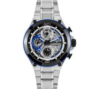 Jacques Lemans Manchester 1-2150D Herrenchronograph Skelettiertes Ziffernblatt