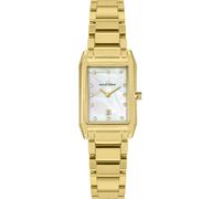 Jacques Lemans 1-2189.1I Damenuhr Quarz Torino Rechteckig Goldfarben/Perlmutt