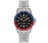 Jacques Lemans 1-2205K Herrenuhr Quarz Stahl/Schwarz 20 bar