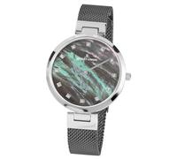 JACQUES LEMANS Analoge Damenuhr Quarz mit Edelstahlarmband Mid-39638, Silber