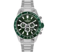 JACQUES LEMANS Analoge Herrenuhr Quarz mit Edelstahlarmband Mid-39576, Silber
